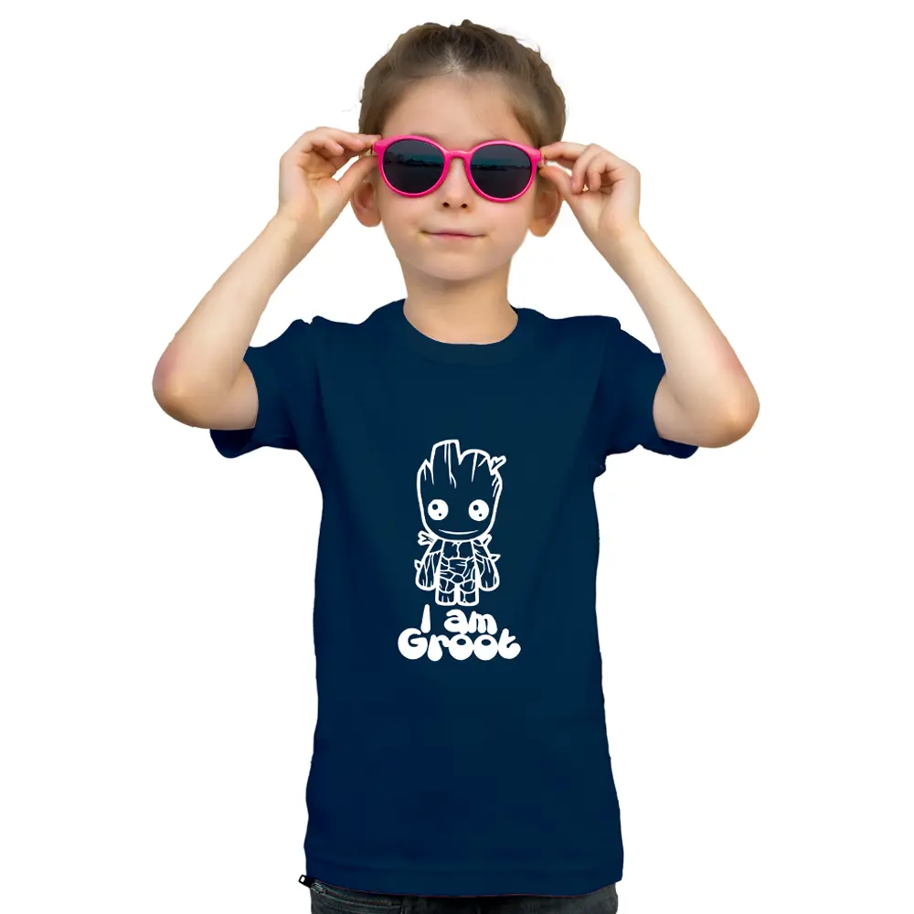 Crew Neck Short Sleeve Kid's T-shirt